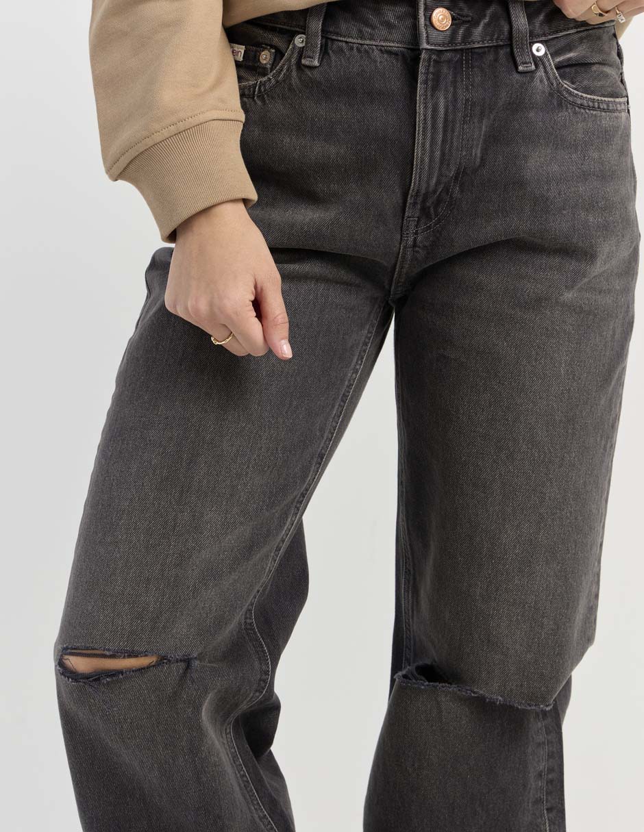 Jeans straight para mujer 4