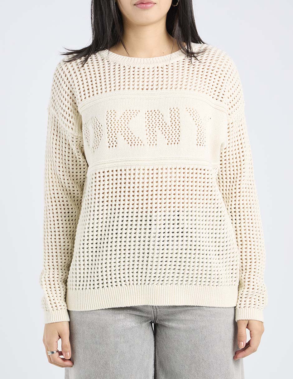 Suéter cuello redondo para mujer 6