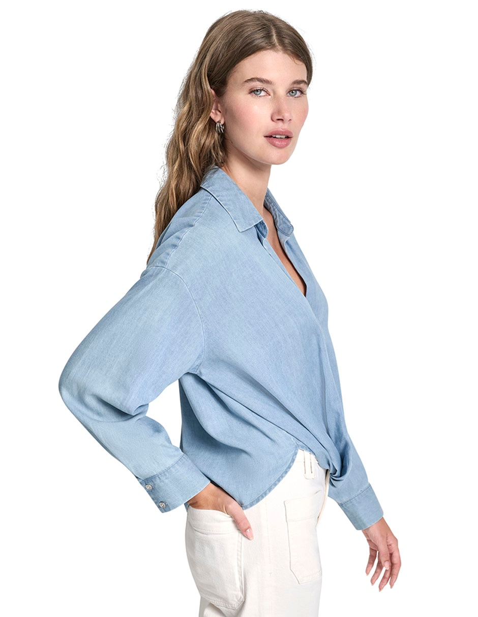 Blusa manga larga para mujer 4