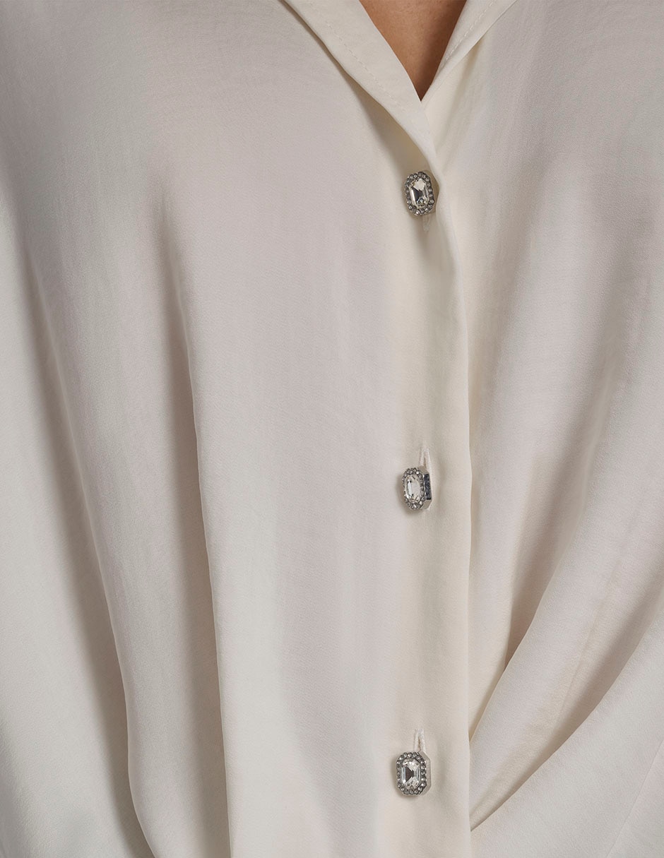 Blusa camisera manga larga para mujer 6