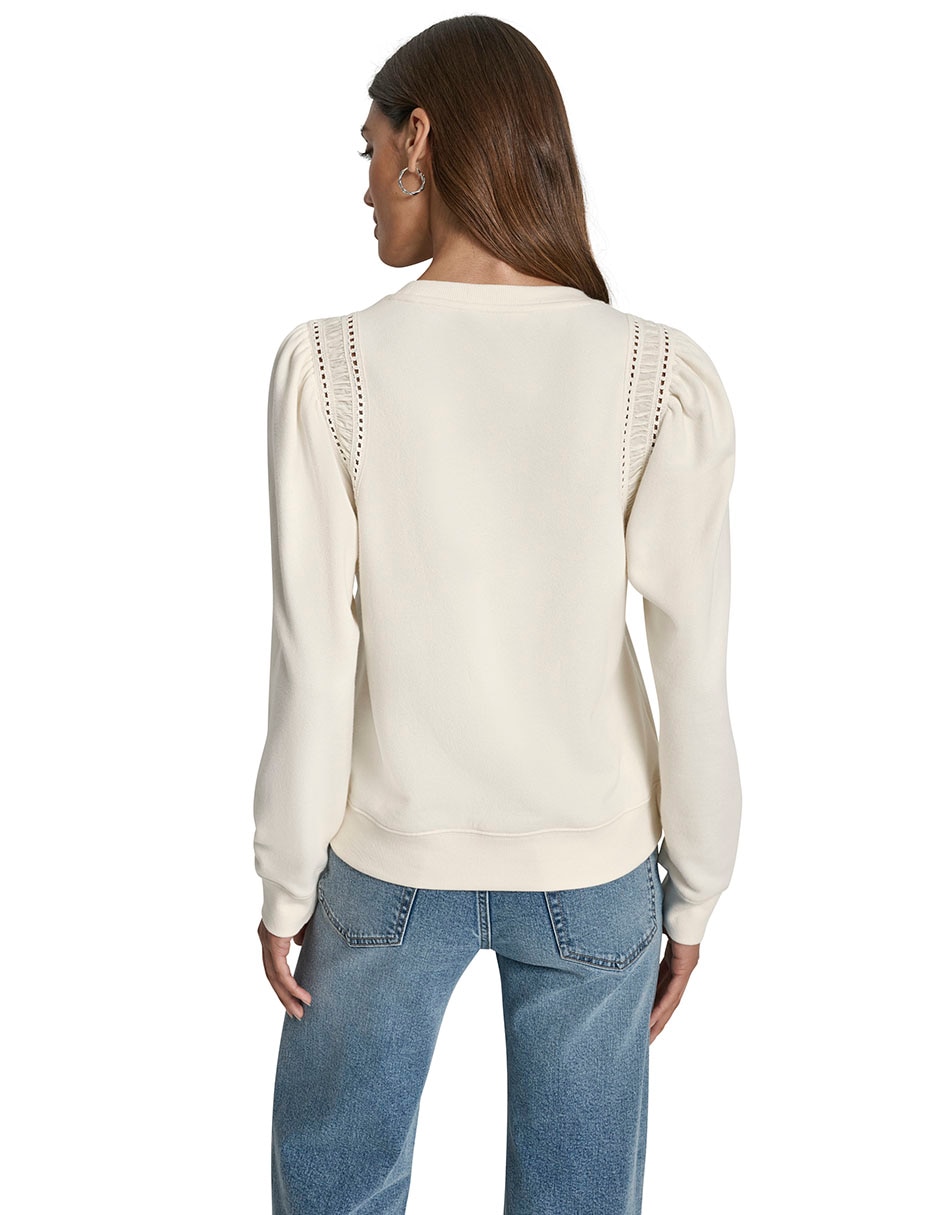 Suéter cuello redondo para mujer 2