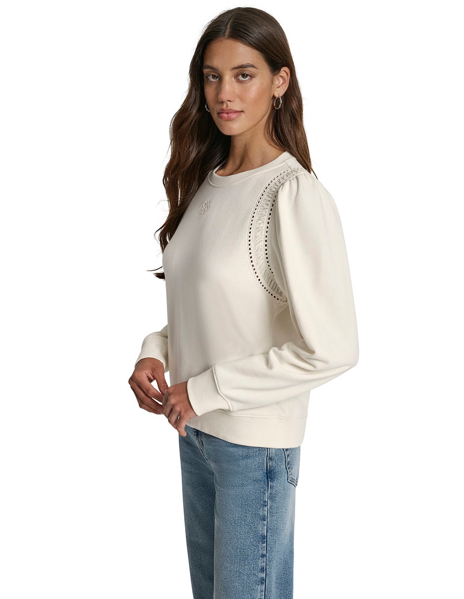 Suéter cuello redondo para mujer 3