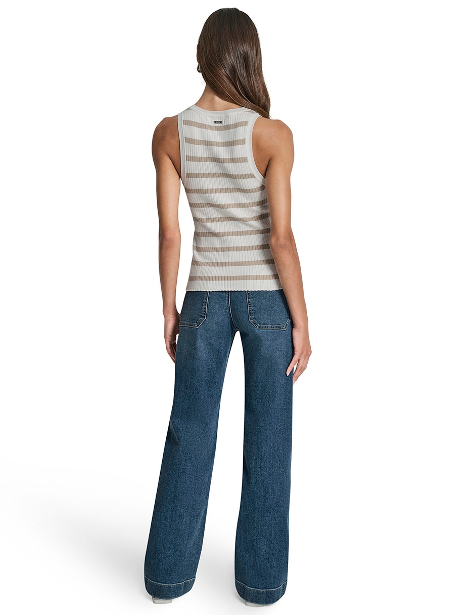 Top cuello redondo tirante ancho 2