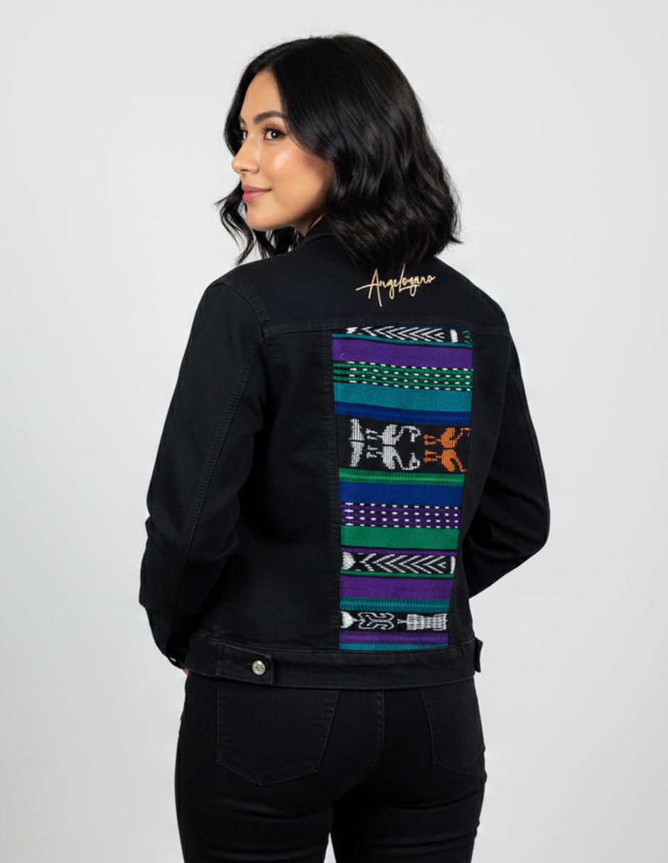 Chamarra casual de mezclilla para mujer 2