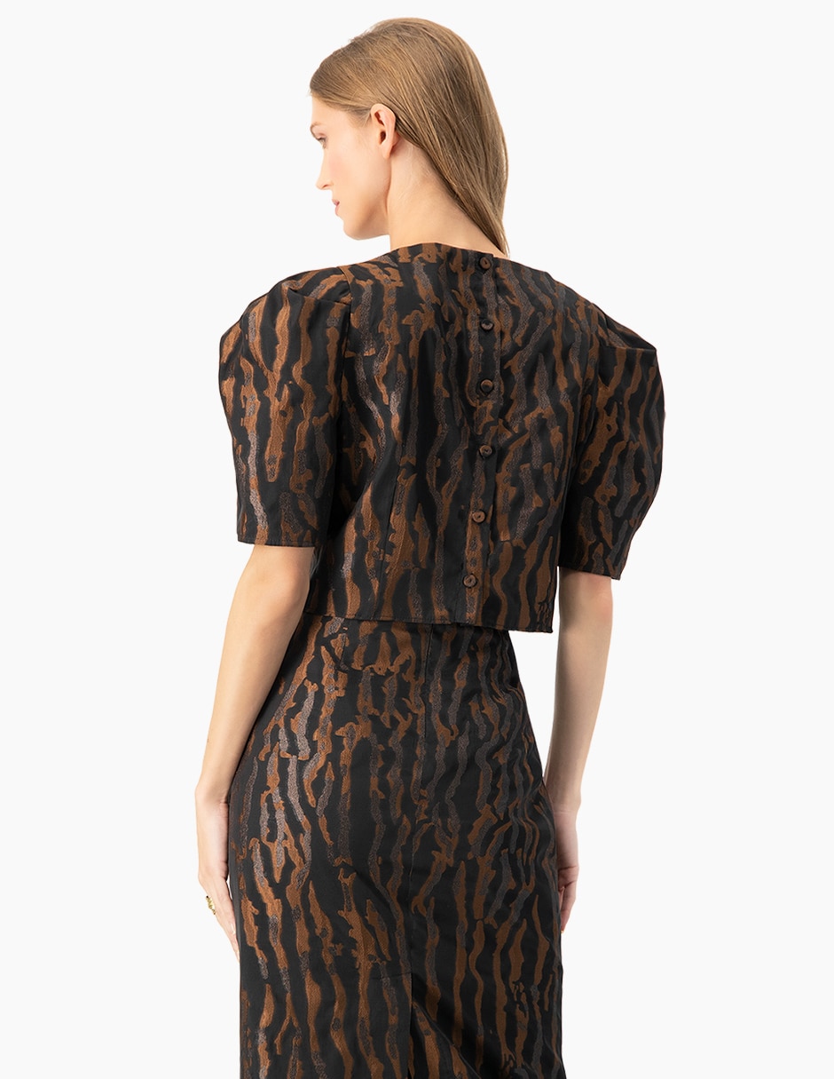 Blusa manga corta para mujer 2
