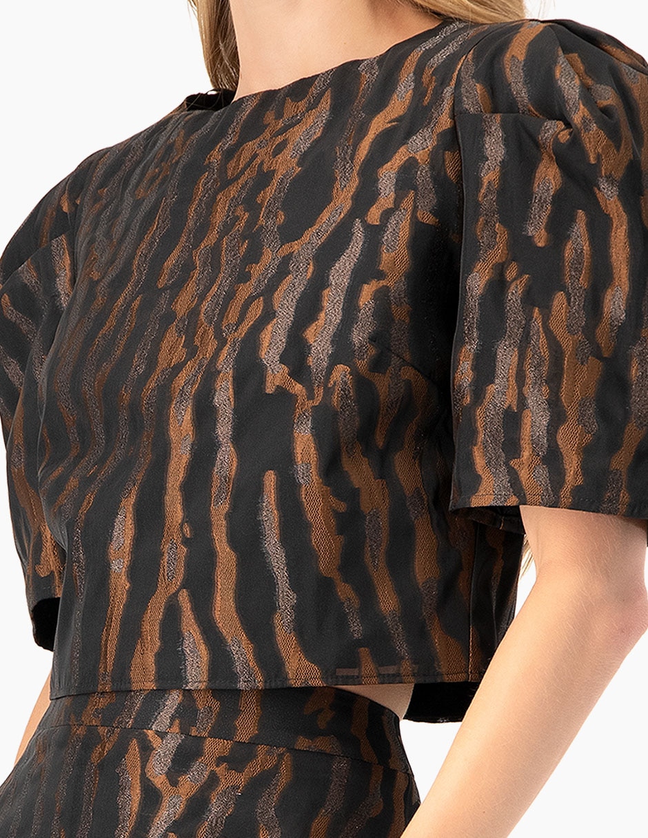Blusa manga corta para mujer 6