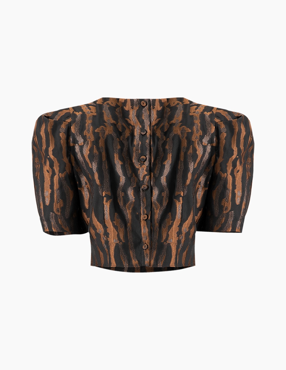 Blusa manga corta para mujer 8