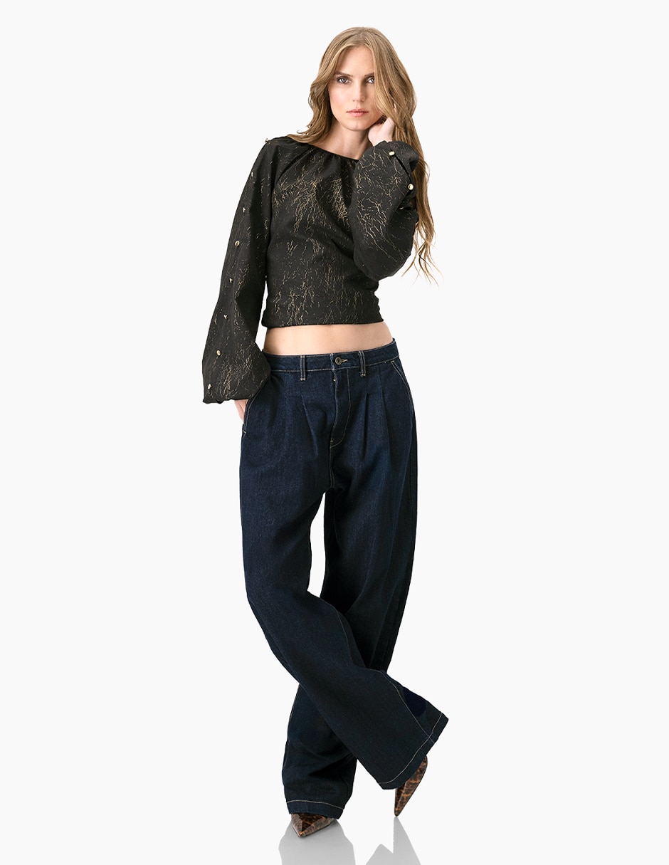 Blusa manga larga para mujer 5