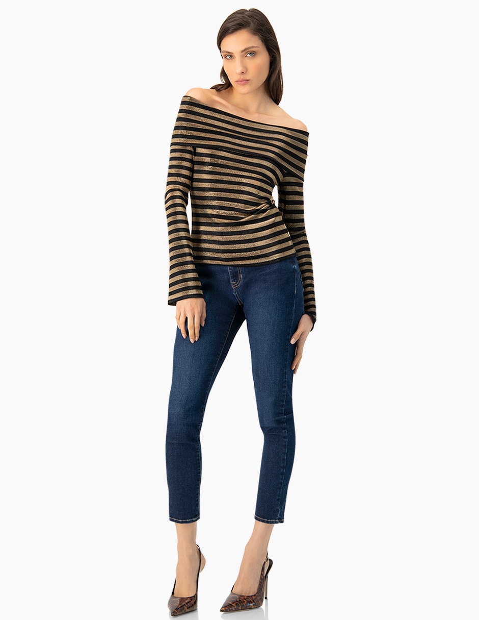 Blusa manga larga para mujer 4