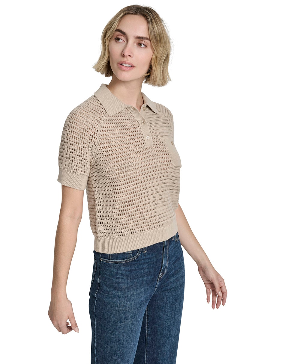 Blusa manga corta para mujer 8