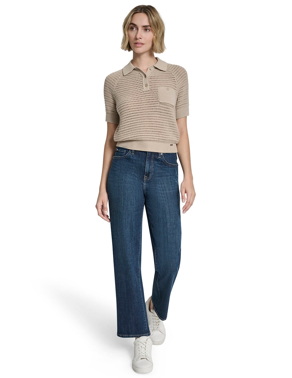 Blusa manga corta para mujer 11