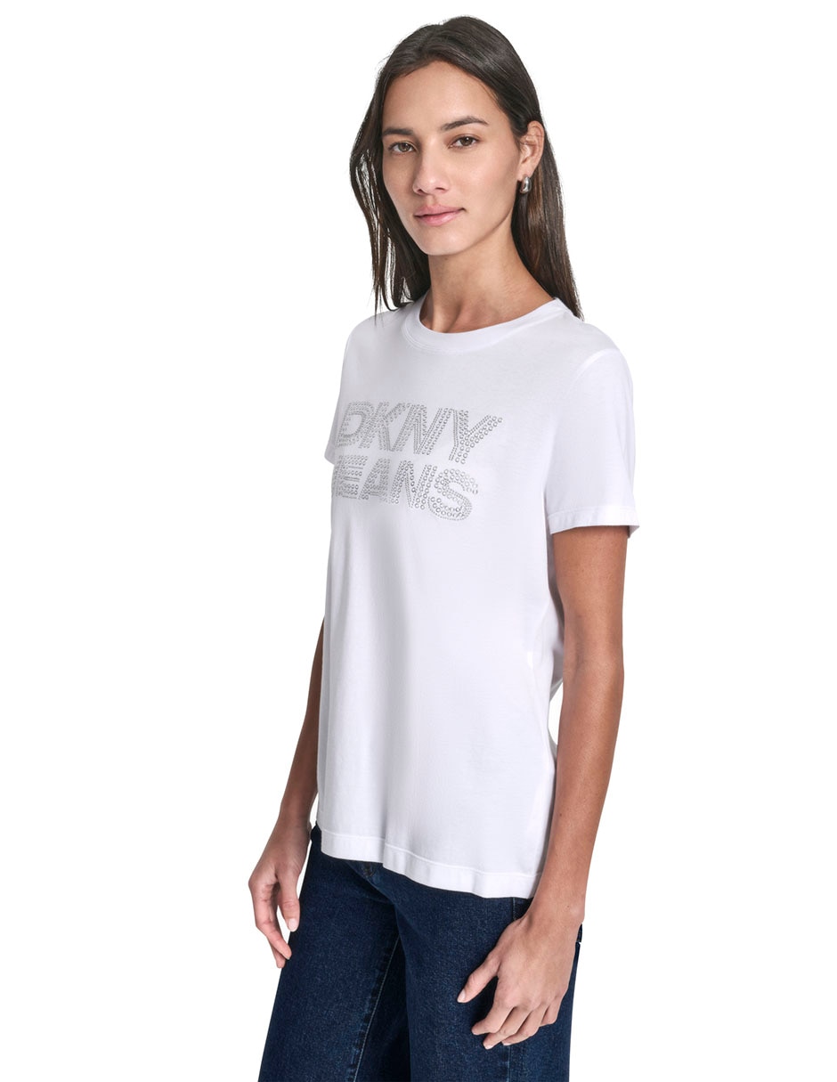 Playera manga corta cuello redondo para mujer 9