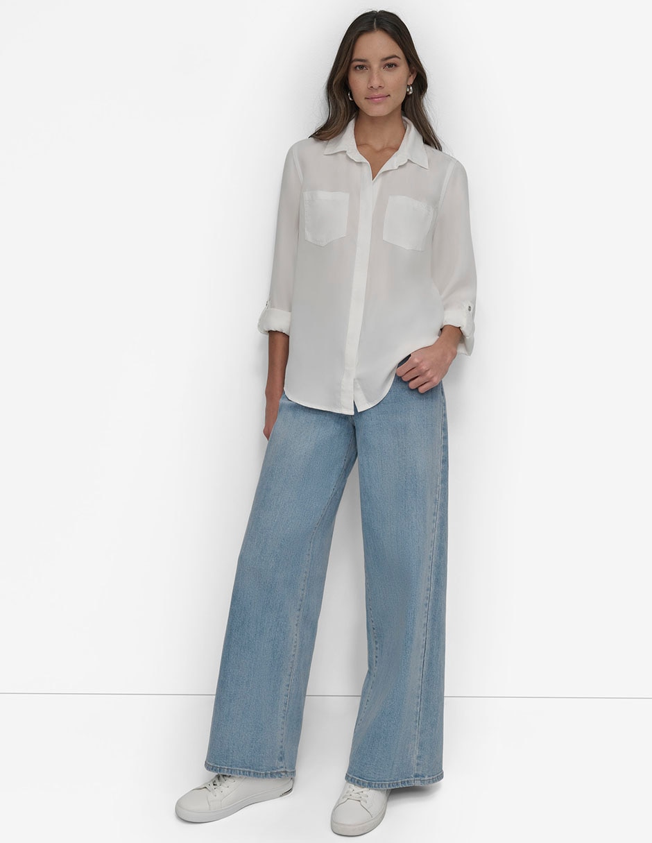 Blusa manga larga para mujer 4
