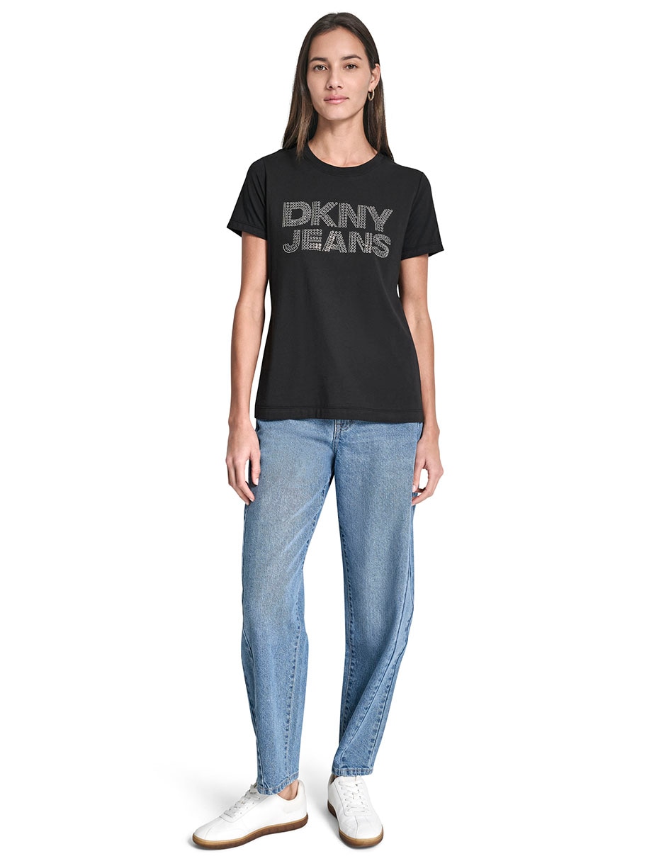 Playera manga corta cuello redondo para mujer 7