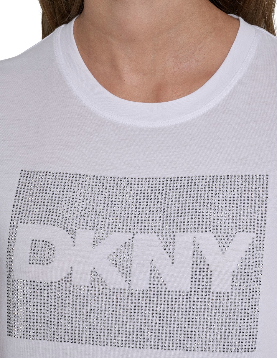 Playera manga corta cuello redondo para mujer 4