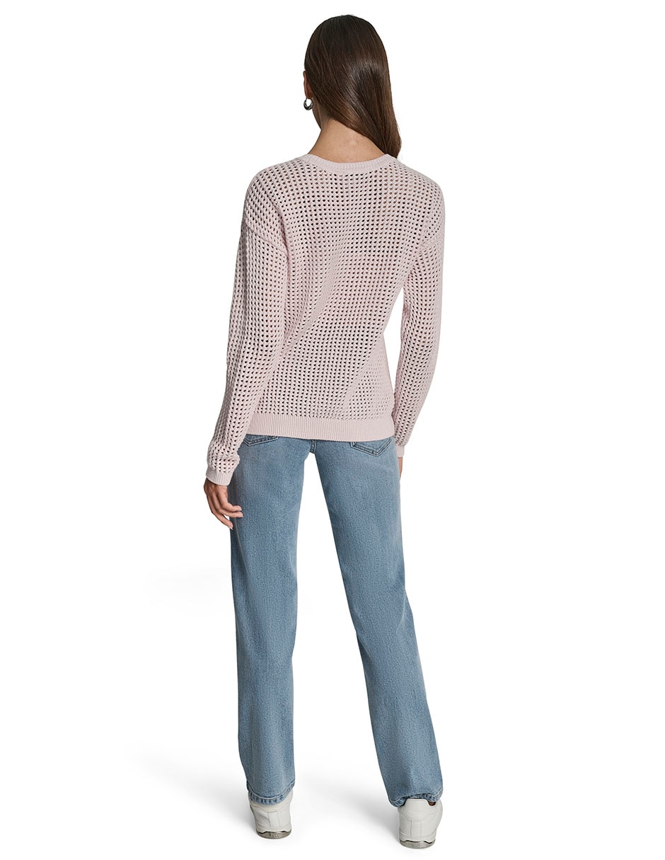 Suéter cuello redondo para mujer 2