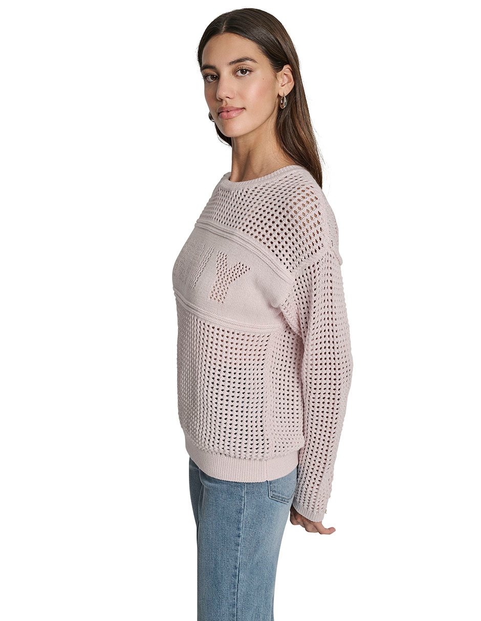 Suéter cuello redondo para mujer 3
