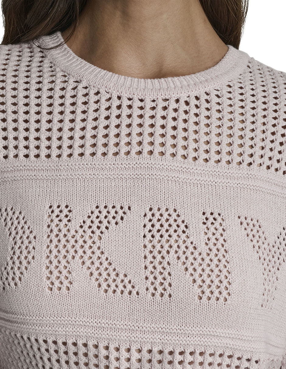 Suéter cuello redondo para mujer 4
