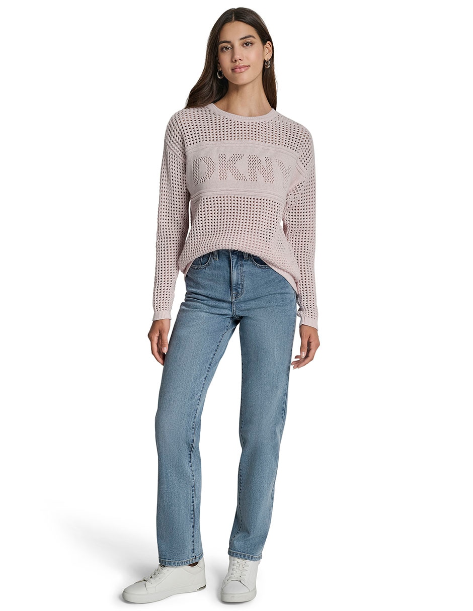 Suéter Dkny Jeans cuello redondo para mujer | Liverpool