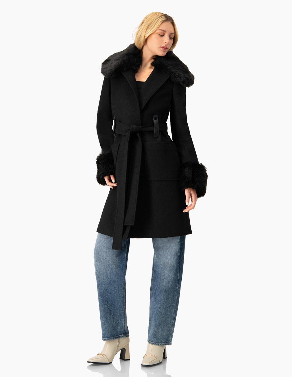 Abrigo de lana para mujer 4