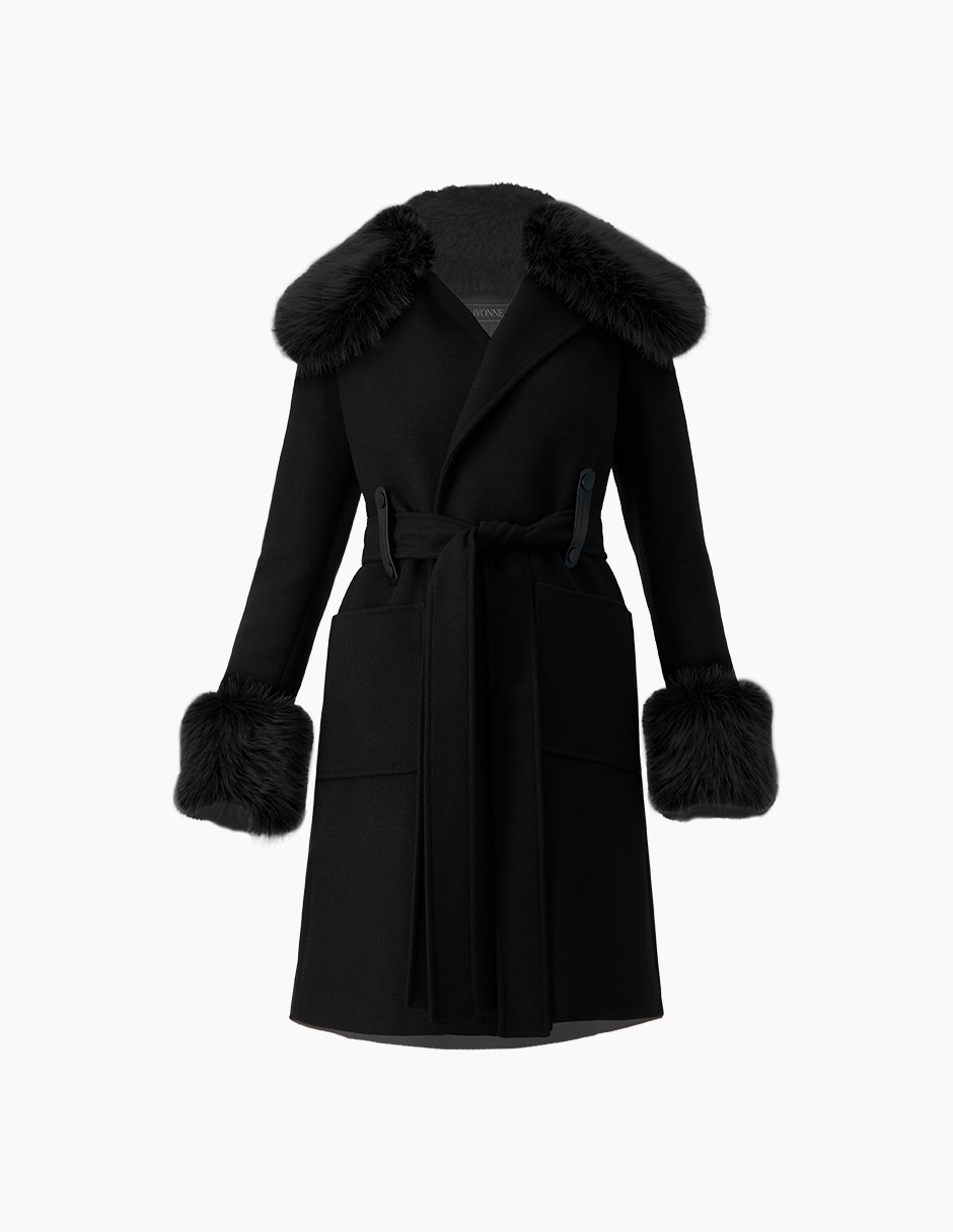 Abrigo de lana para mujer 6