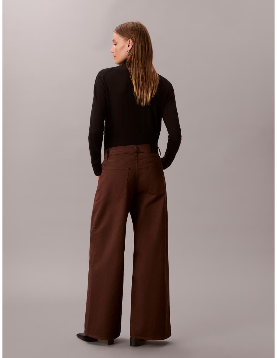 Pantalón chino wide leg para mujer 5