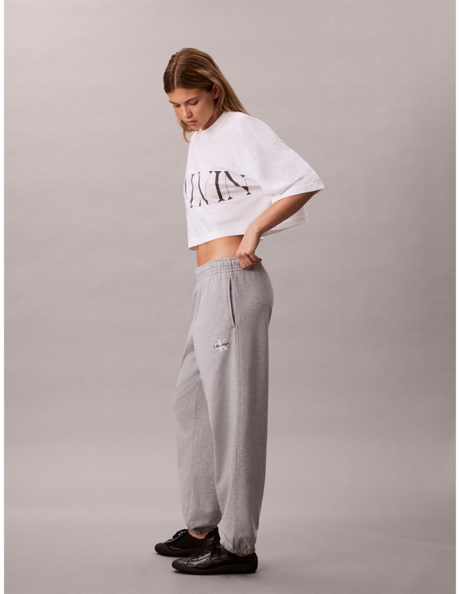 Pants regular con elástico para mujer 3