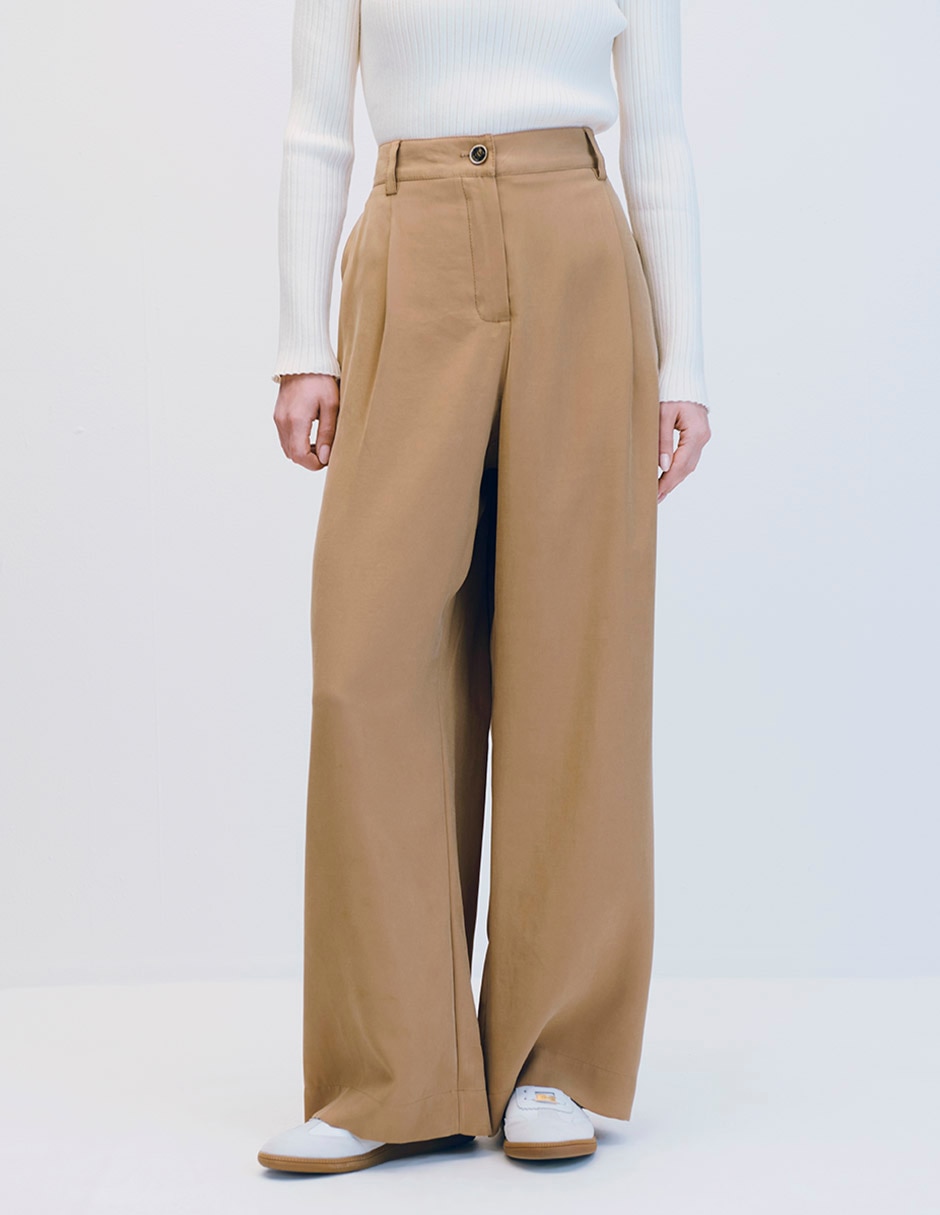 Pantalón relaxed amplio para mujer Pantalón relaxed amplio para mujer