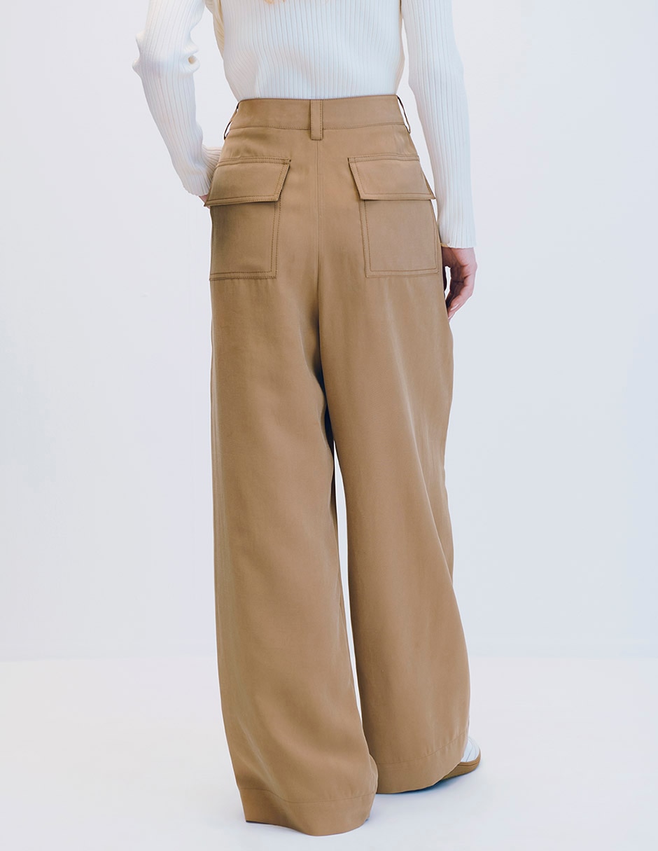 Pantalón relaxed amplio para mujer 3