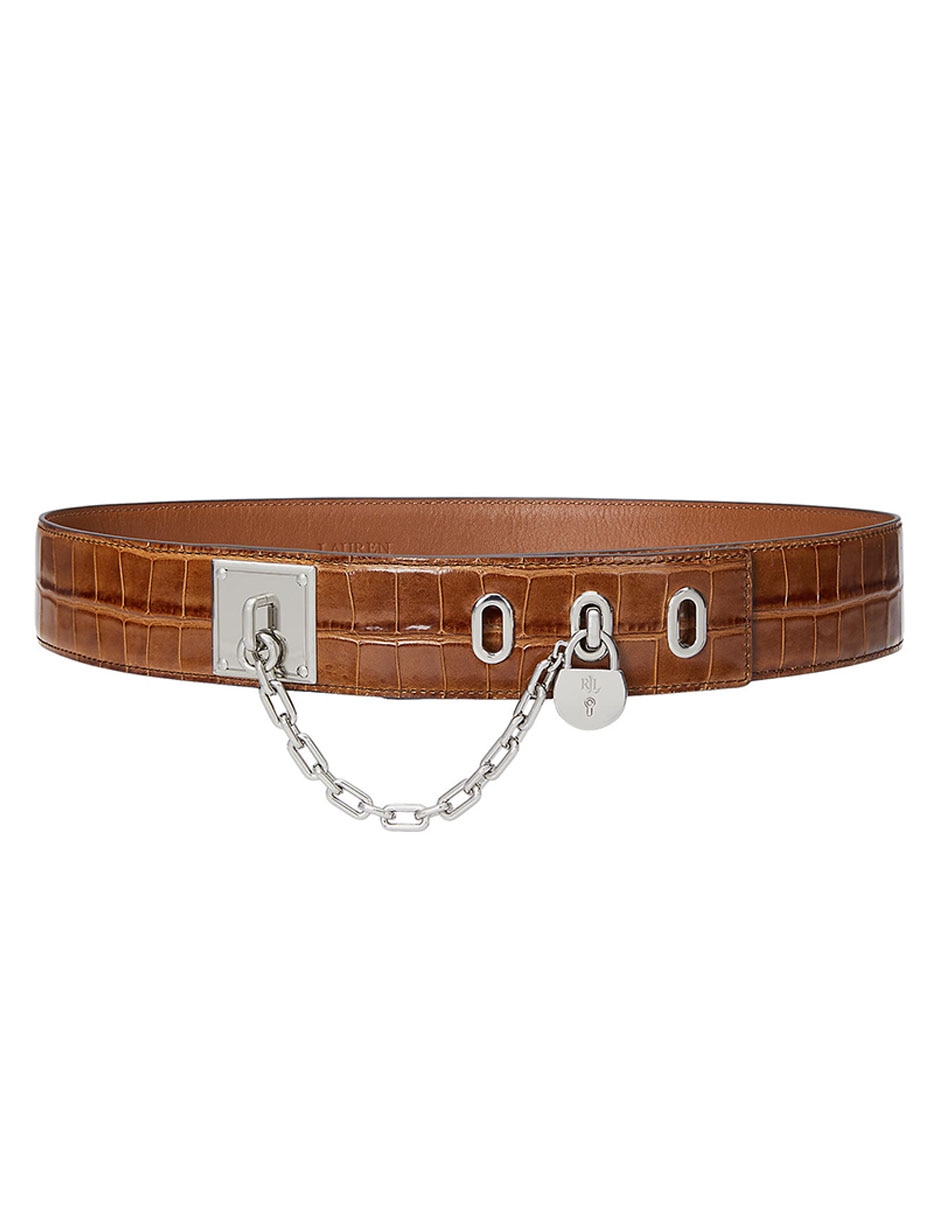 Cinturón de piel para mujer