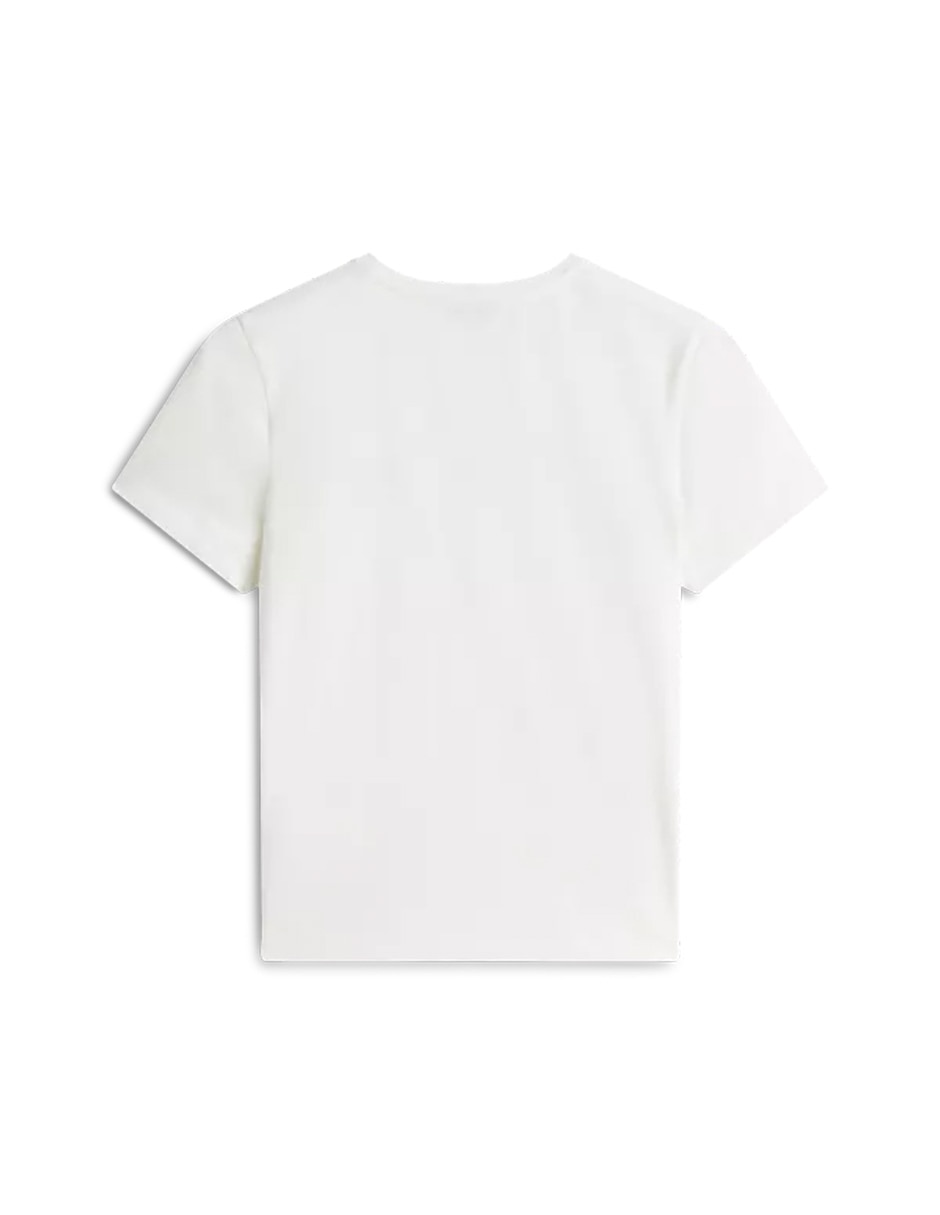 Playera manga corta cuello redondo para mujer 2