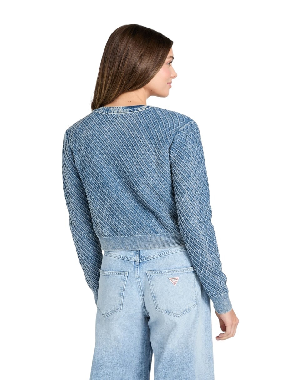 Suéter cuello v para mujer 5