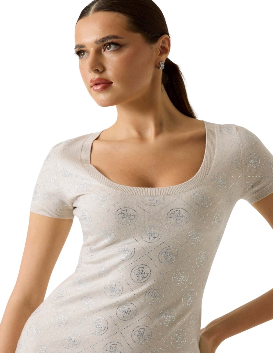 Vestido arriba de la rodilla casual para mujer 2