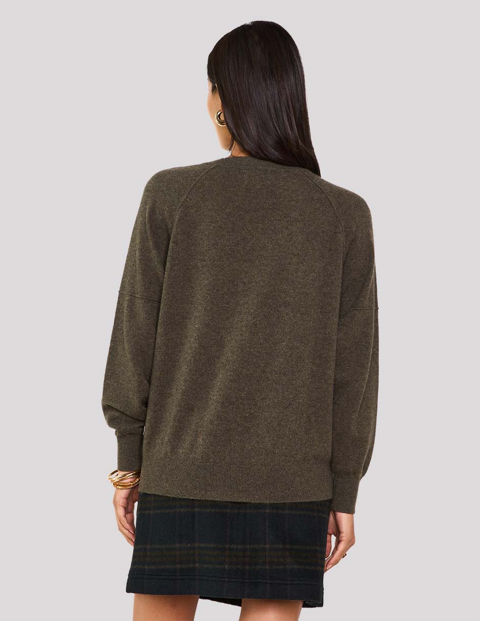 Suéter cuello redondo para mujer 2
