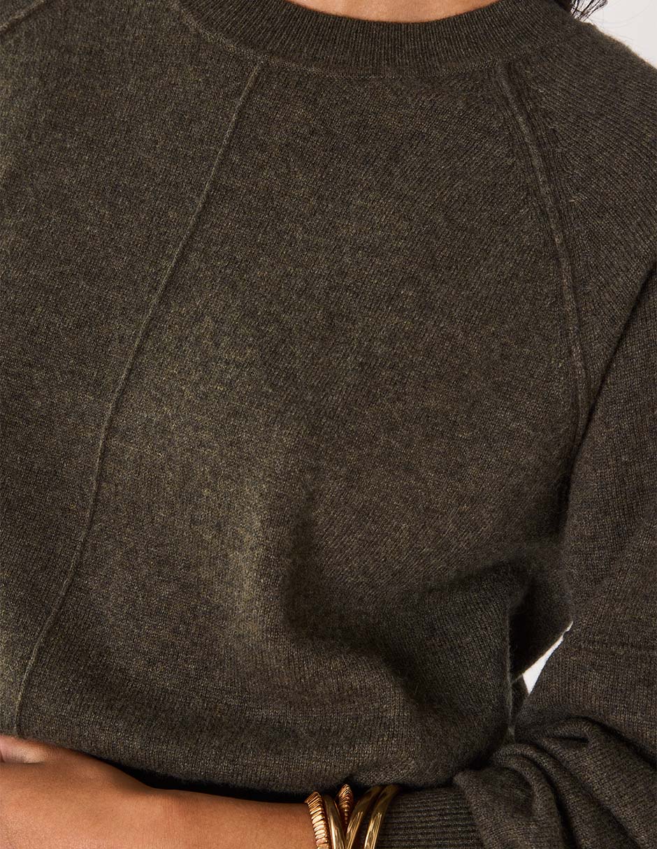 Suéter cuello redondo para mujer 6