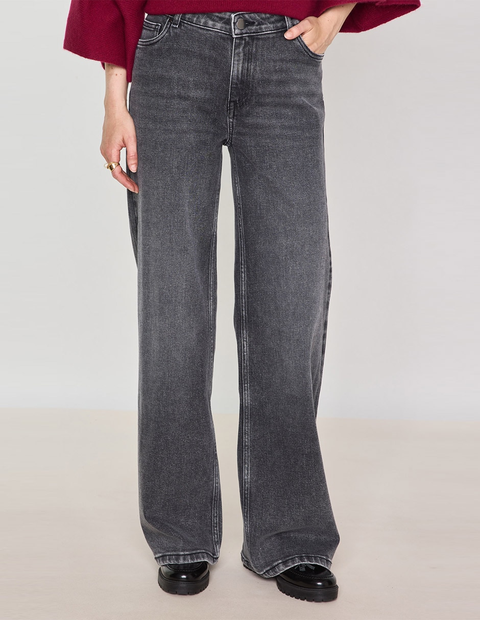 Jeans wide leg para mujer