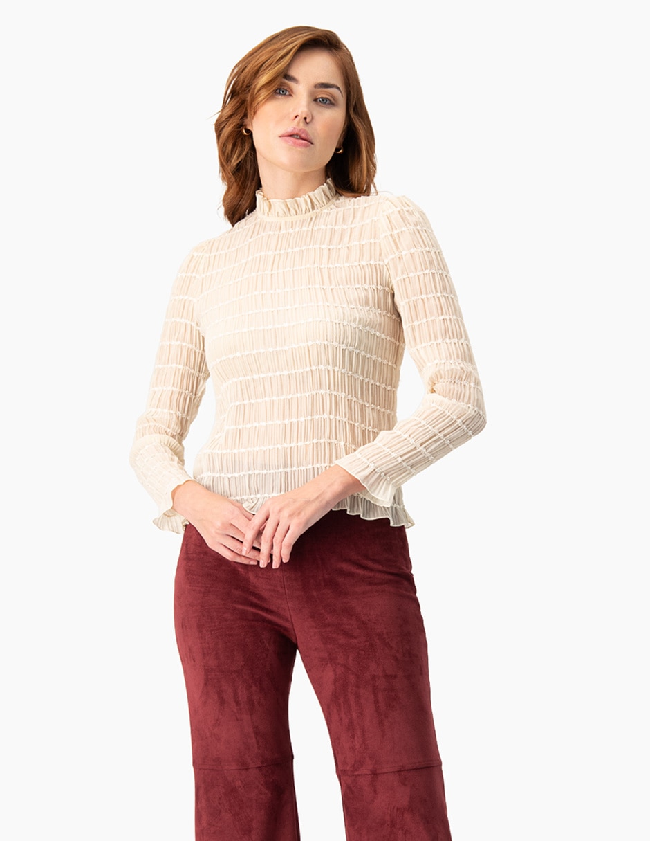Blusa manga larga para mujer Blusa manga larga para mujer