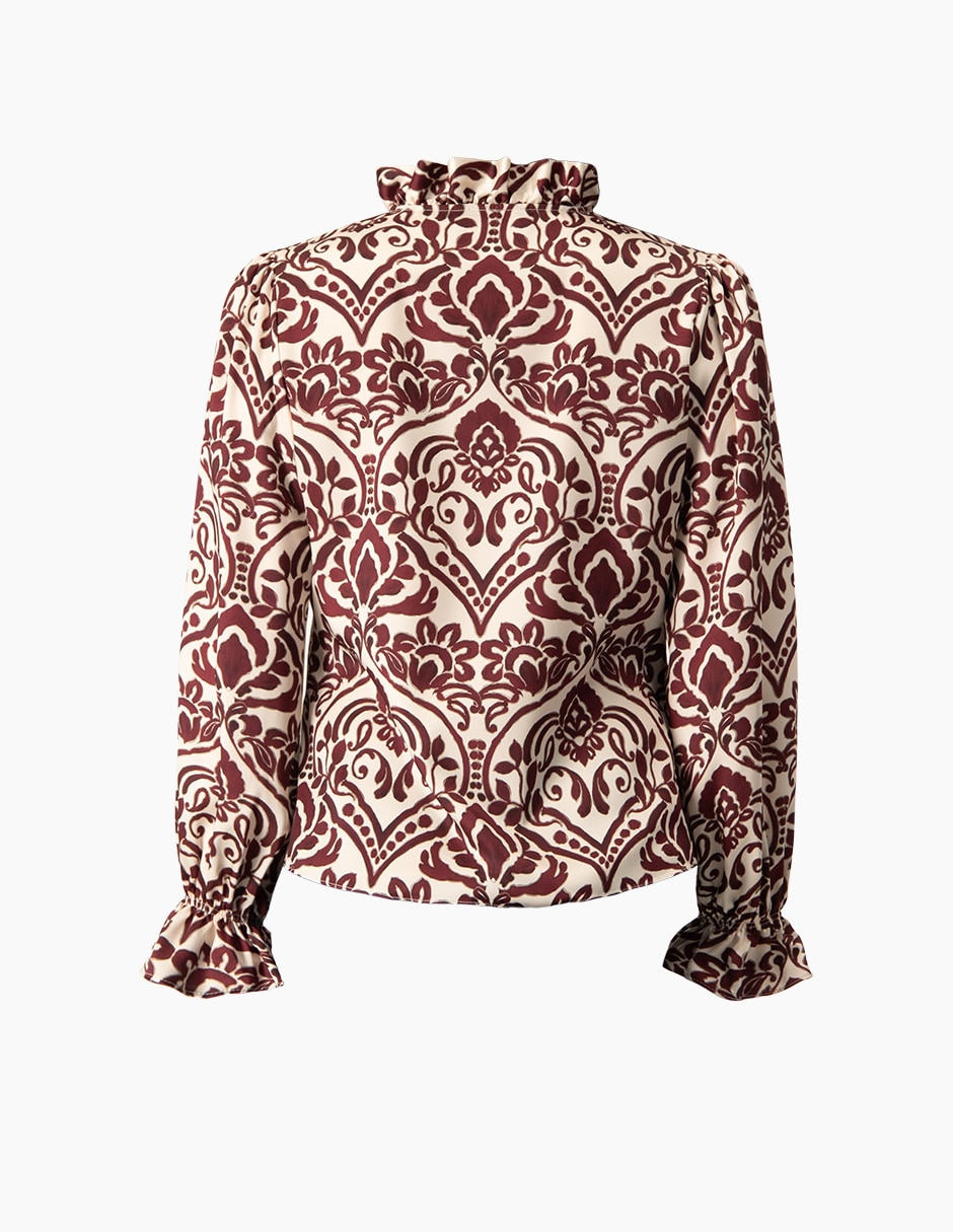 Blusa manga larga para mujer 8