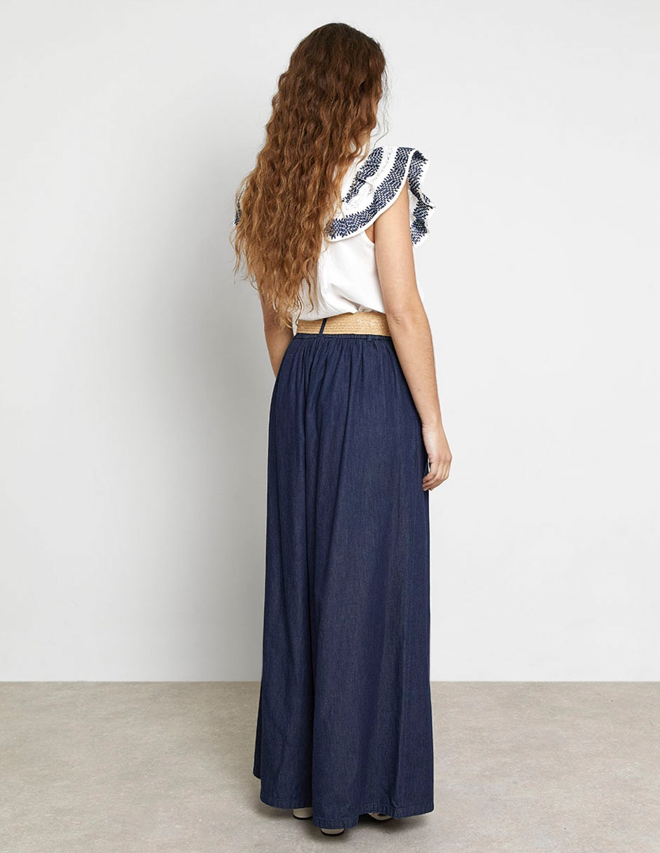 Pantalón wide leg para mujer 7