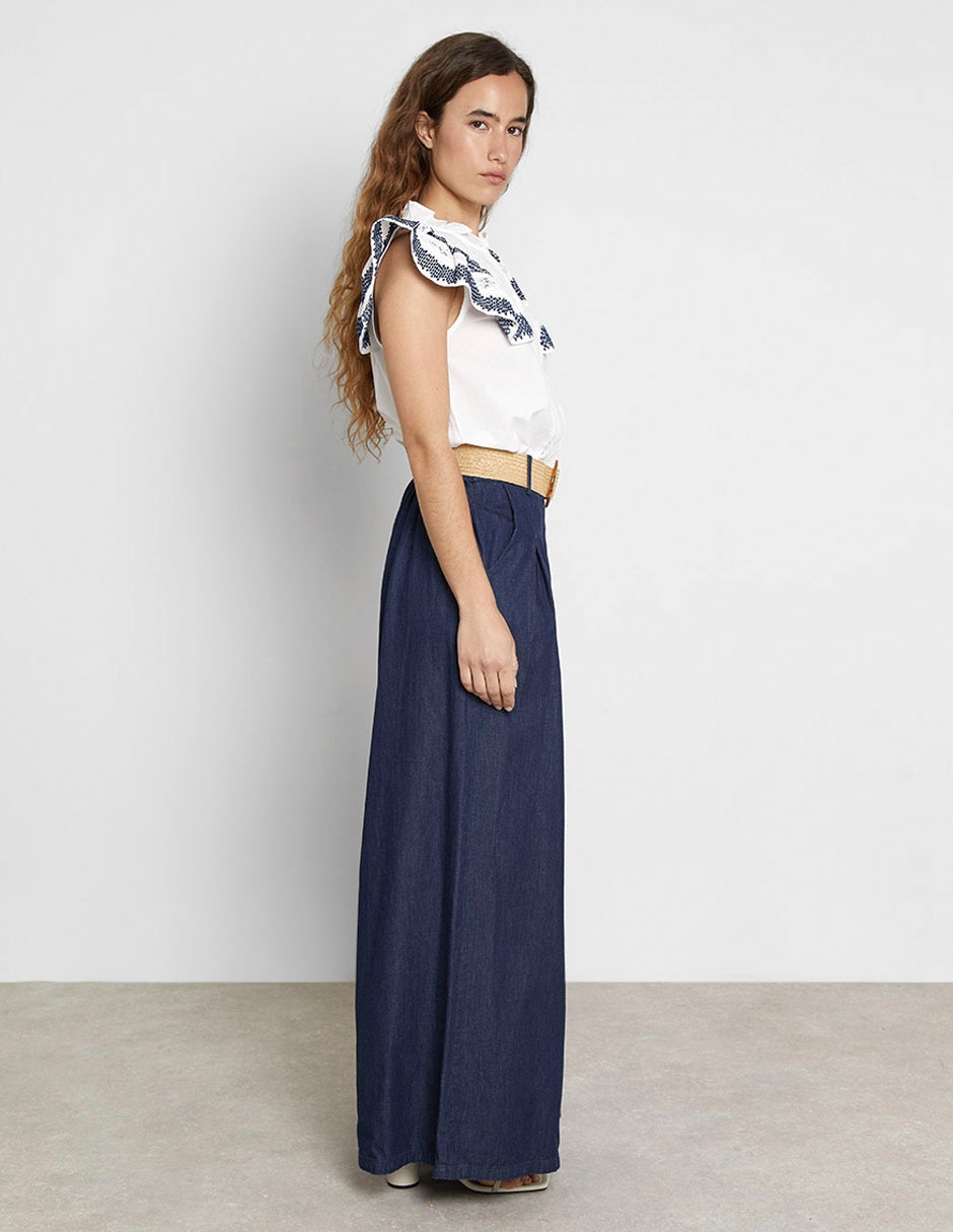 Pantalón wide leg para mujer 9