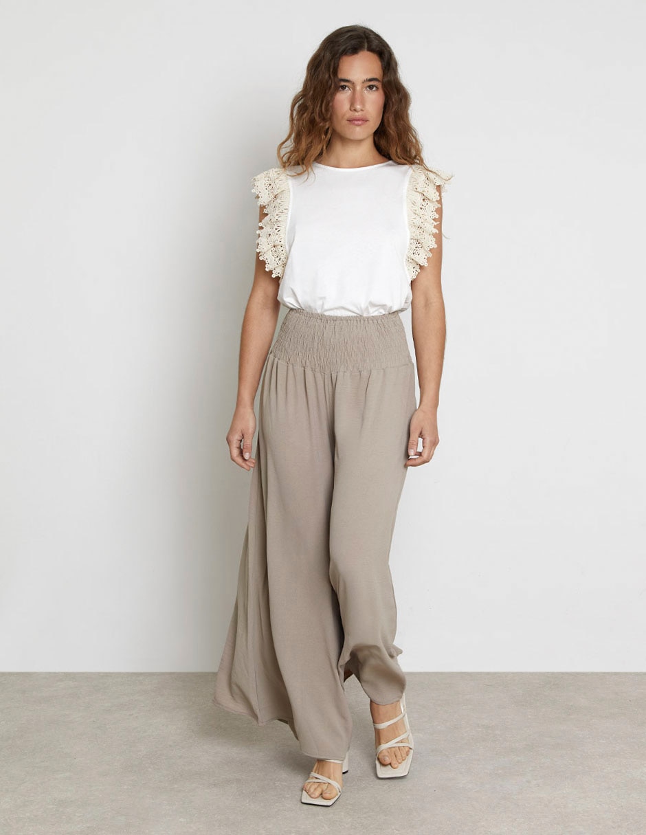 Pantalón wide leg para mujer 7