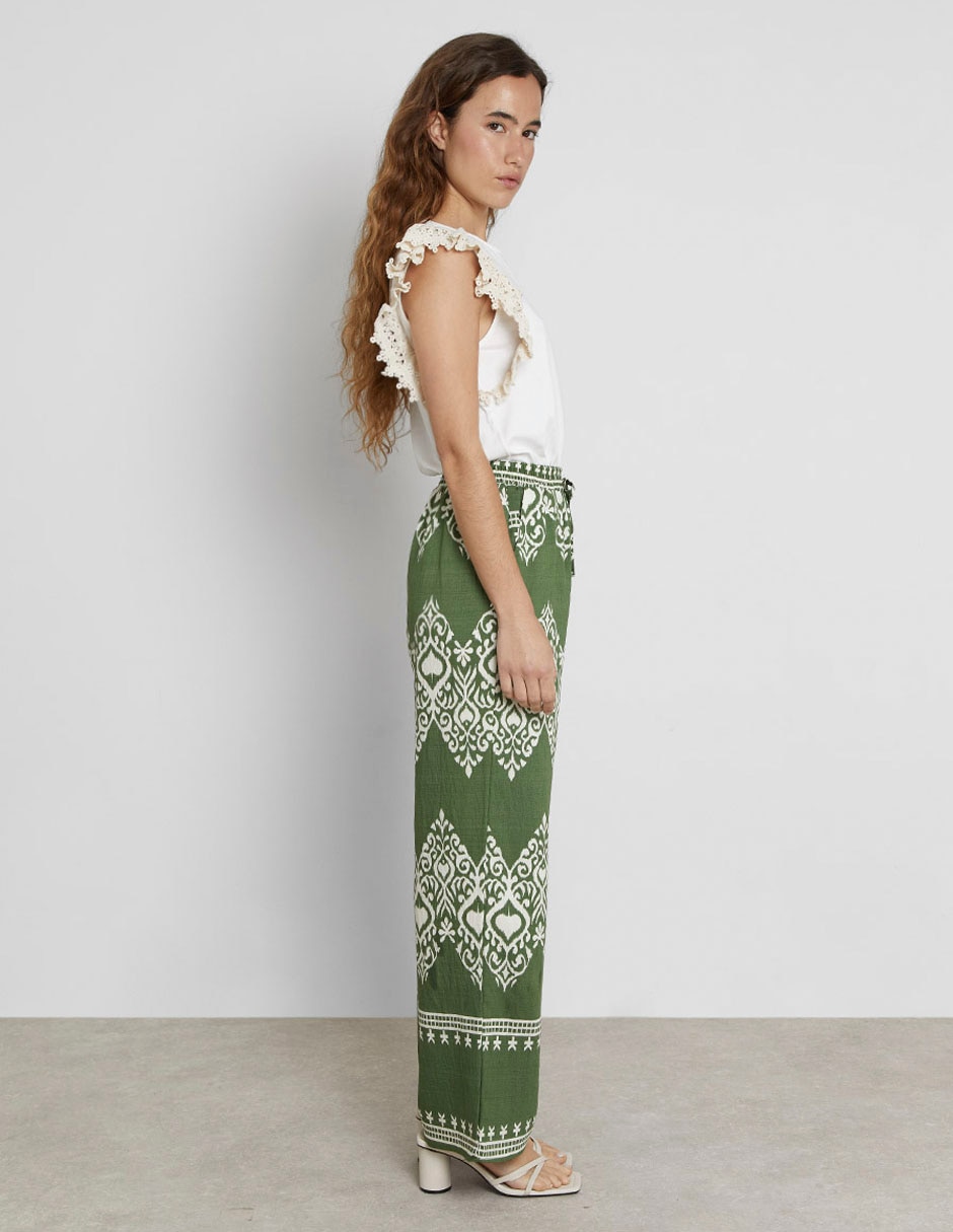 Pantalón straight para mujer 8