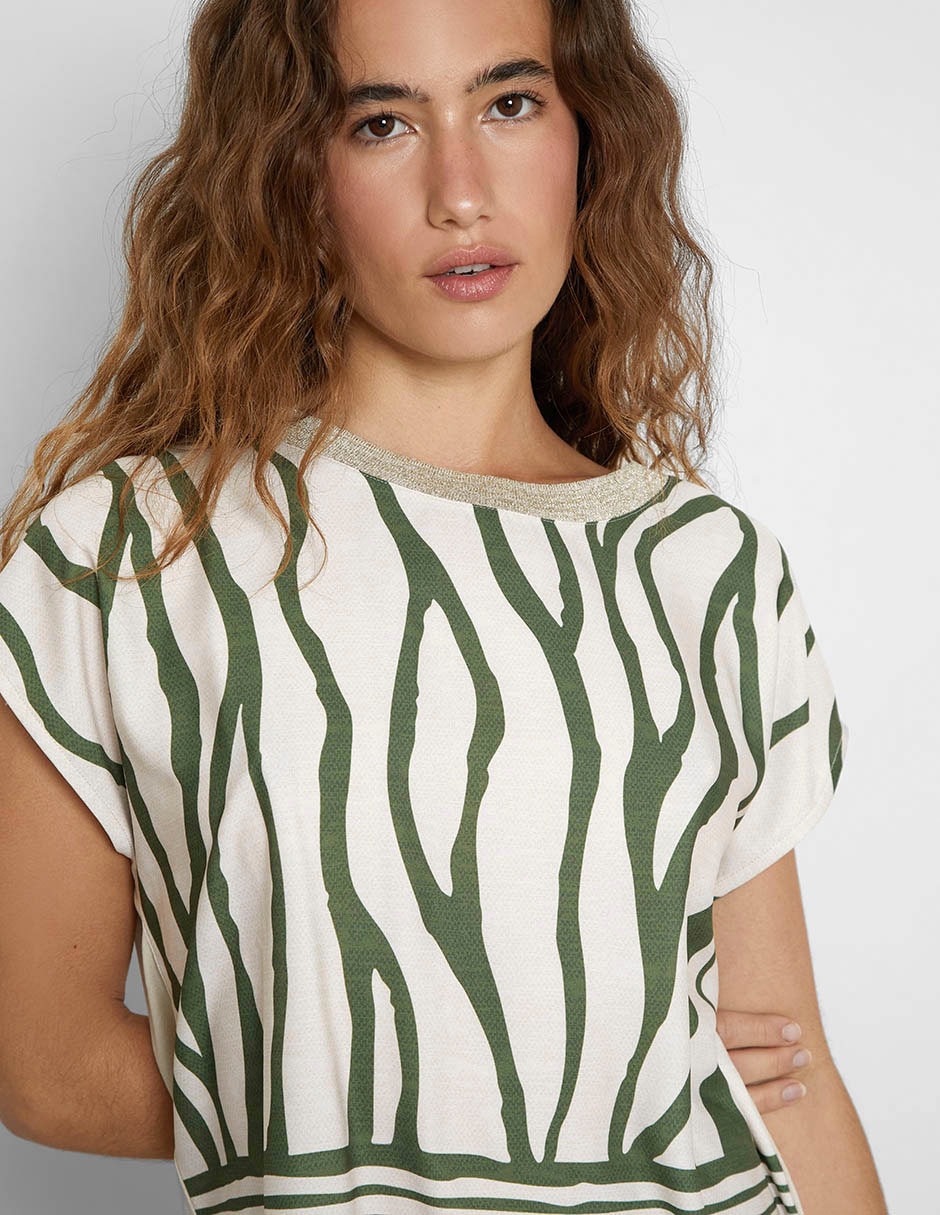 Blusa manga corta para mujer 5