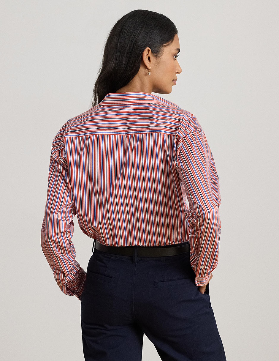 Blusa camisera manga larga para mujer 2