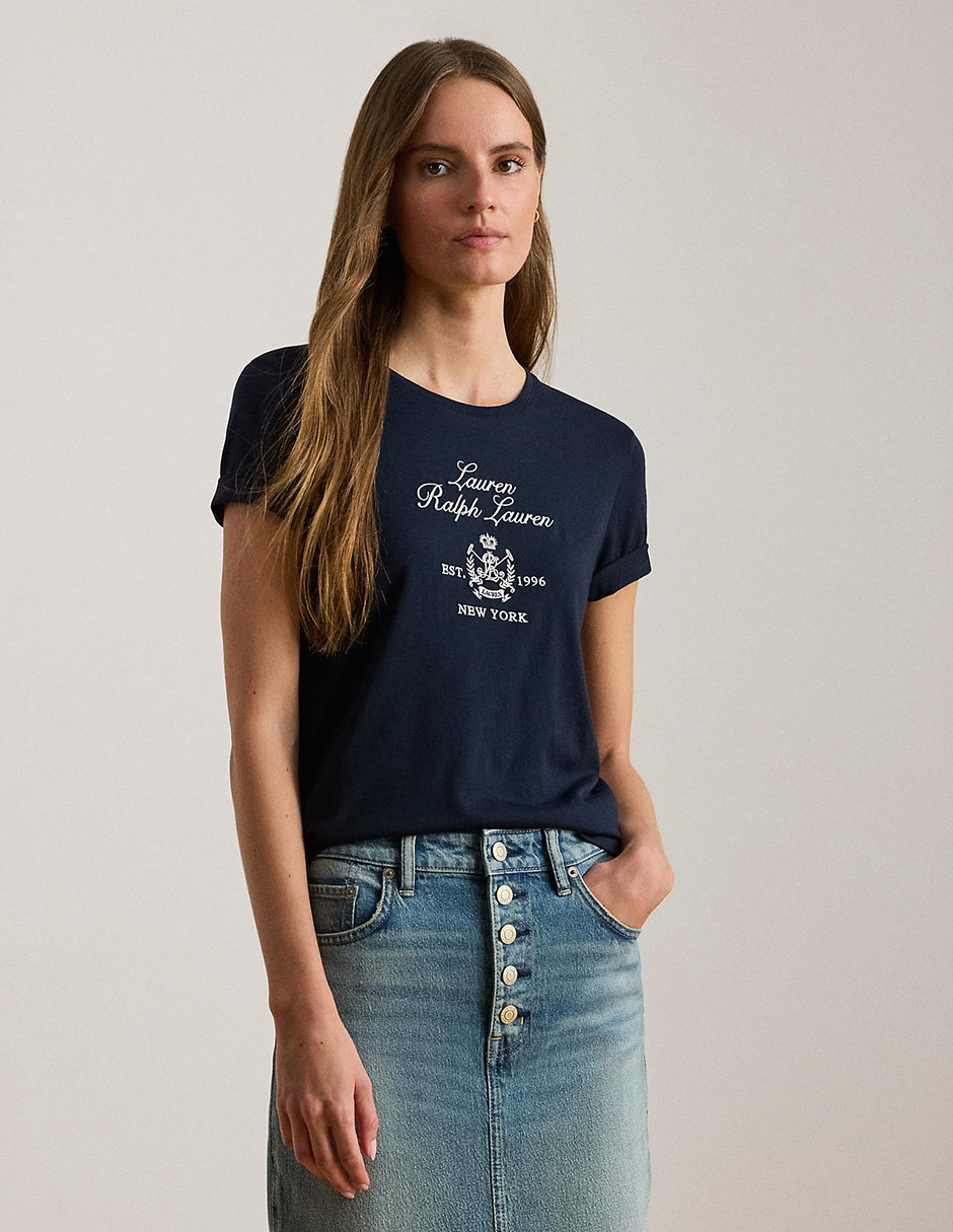 Blusa manga corta para mujer