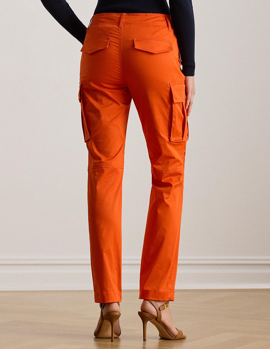 Pantalón cargo slim para mujer 2