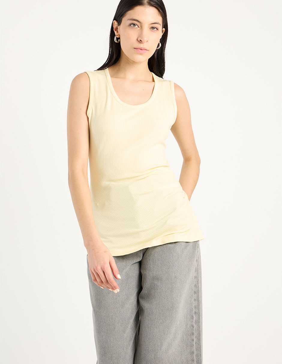 Top cuello redondo tirante ancho 2