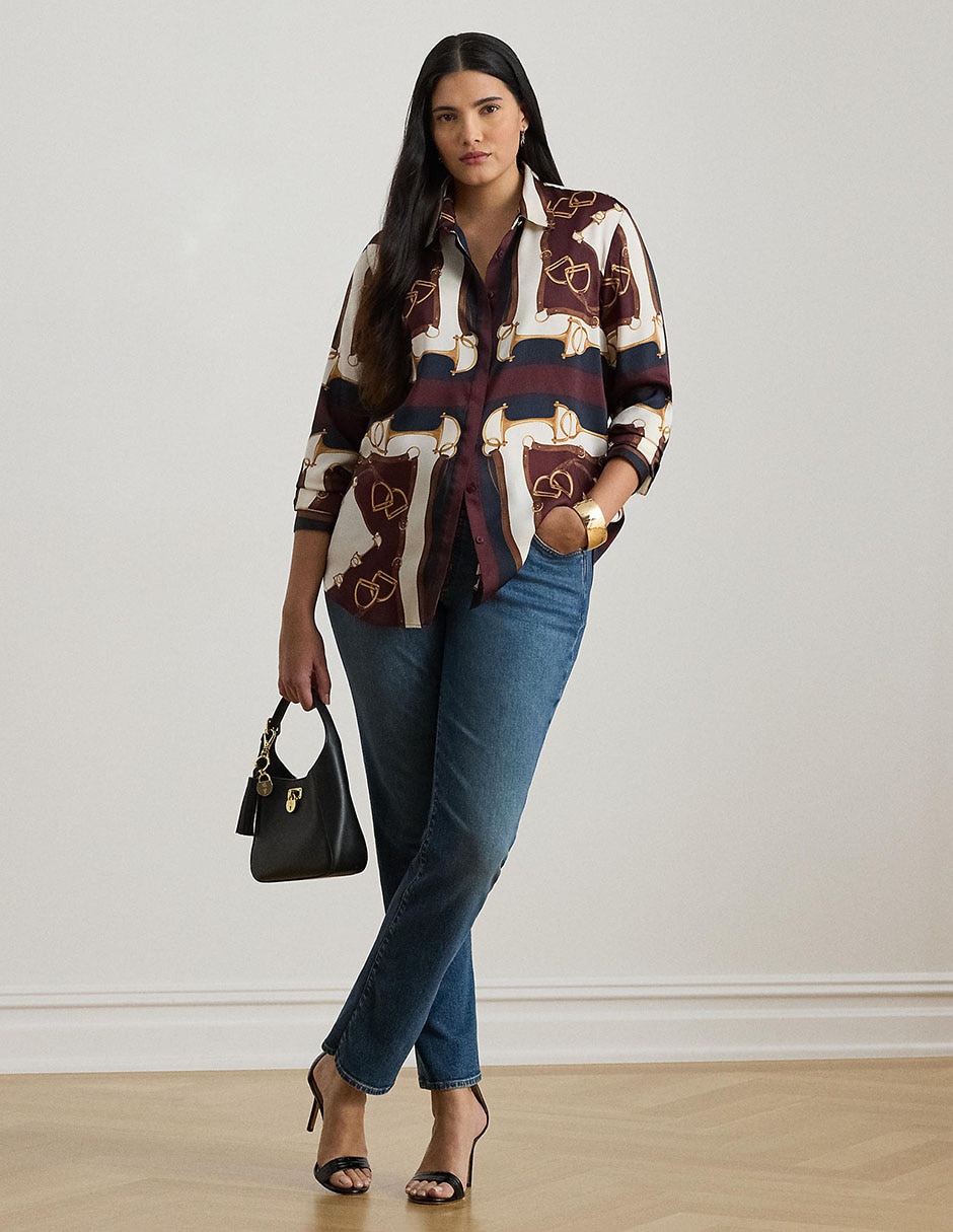 Blusa camisera manga larga para mujer 3