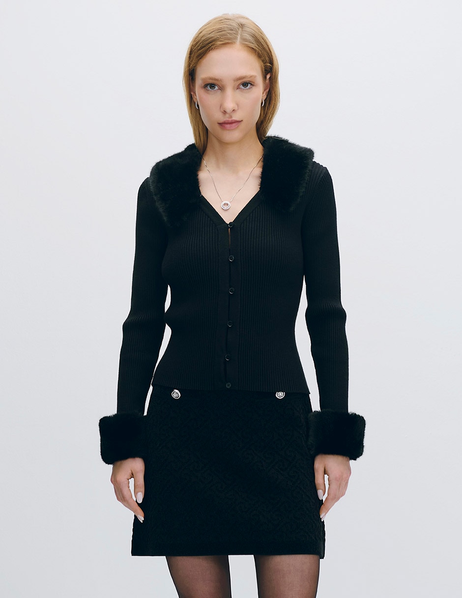 Suéter cuello solapa para mujer Suéter cuello solapa para mujer