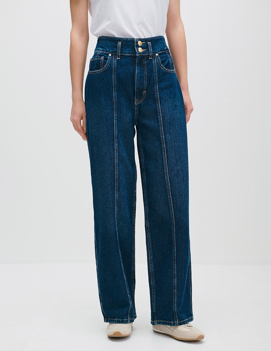 Jeans wide leg para mujer